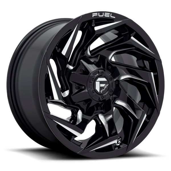 Alloy wheel D753 Reaction Gloss Black Milled Fuel