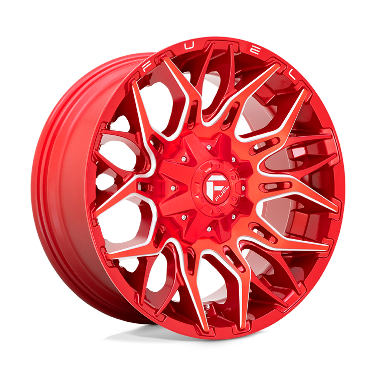 Alloy wheel D771 Twitch Candy RED Milled Fuel