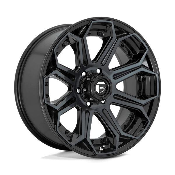 Alloy wheel D704 Siege Gloss Machined Double Dark Tint Fuel