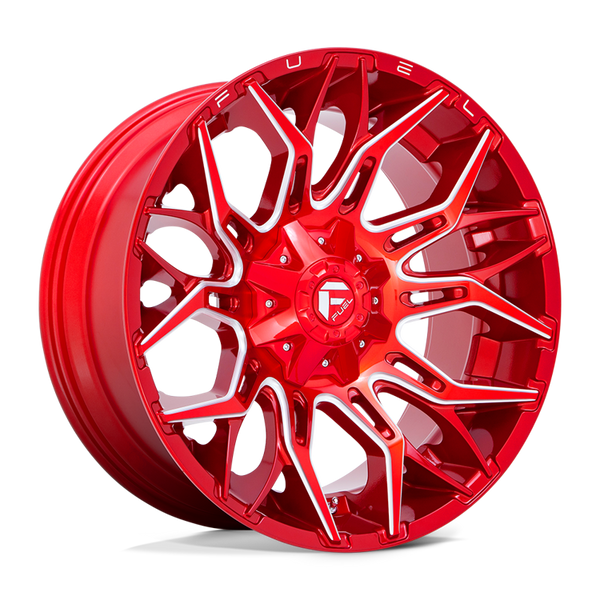 Alloy wheel D771 Twitch Candy RED Milled Fuel
