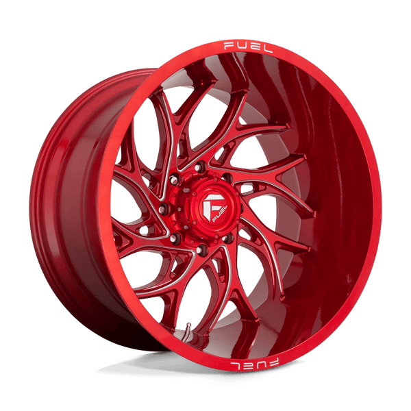 Alloy wheel D742 Runner Candy RED Milled Fuel