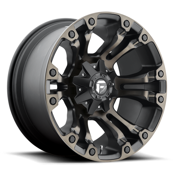 Alloy wheel D569 Vapor Matte Black Double Dark Tint Fuel