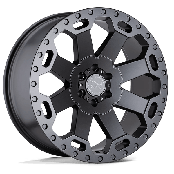 Alloy wheel Matte Gunmetal Warlord Black Rhino