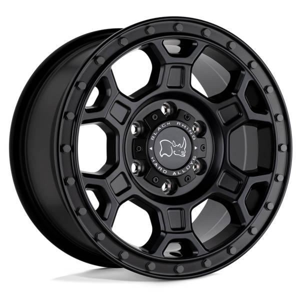 Alloy wheel Matte Black W/ Gunmetal Bolts Midhill Black Rhino