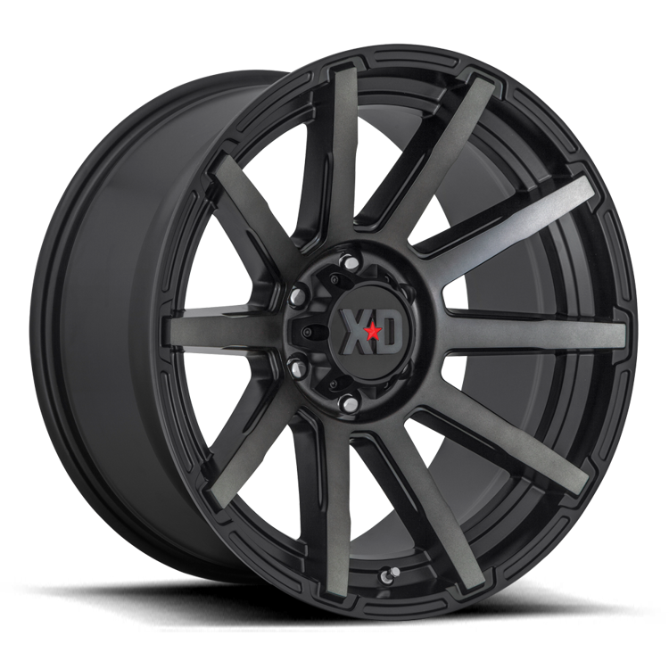 Alloy wheel XD847 Outbreak Satin Black W/ Gray Tint XD Series