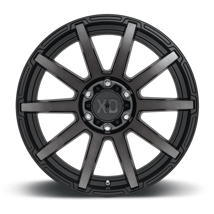 Alloy wheel XD847 Outbreak Satin Black W/ Gray Tint XD Series