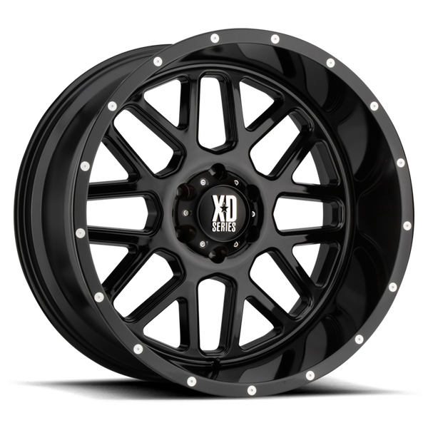 Alloy wheel XD820 Grenade Gloss Black XD Series