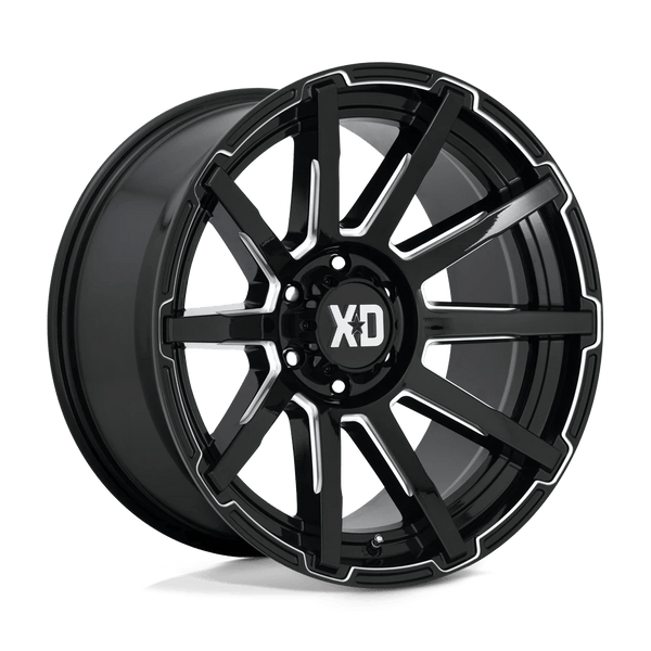 Alloy wheel XD847 Outbreak Gloss Black Milled XD Series