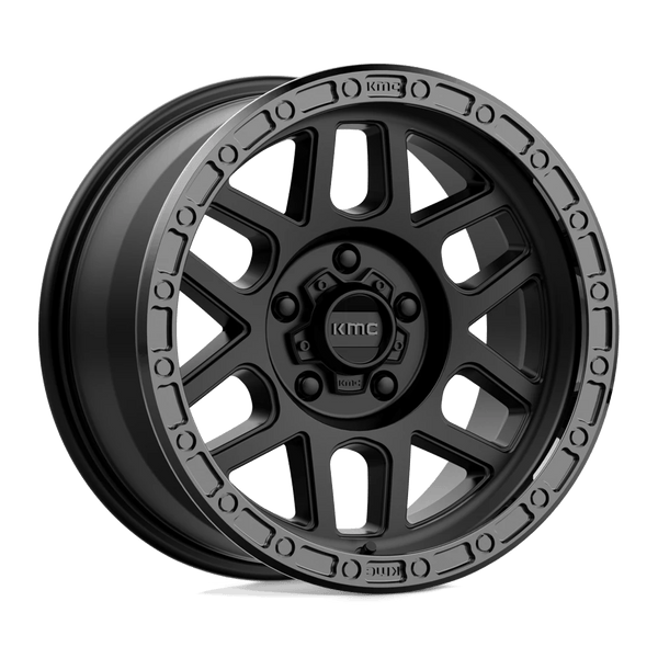 Alloy wheel KM544 Mesa Satin Black W/ Gloss Black LIP KMC