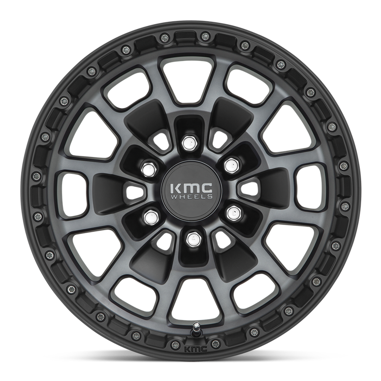 Alloy wheel KM718 Summit Satin Black W/ Gray Tint KMC