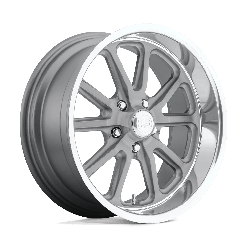 Alloy wheel U111 Rambler Matte GUN Metal Machined US Mags