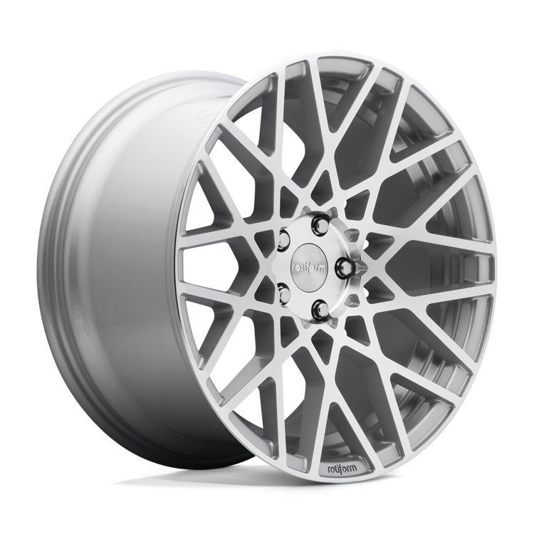 Alloy wheel R110 BLQ Gloss Silver Machined Rotiform