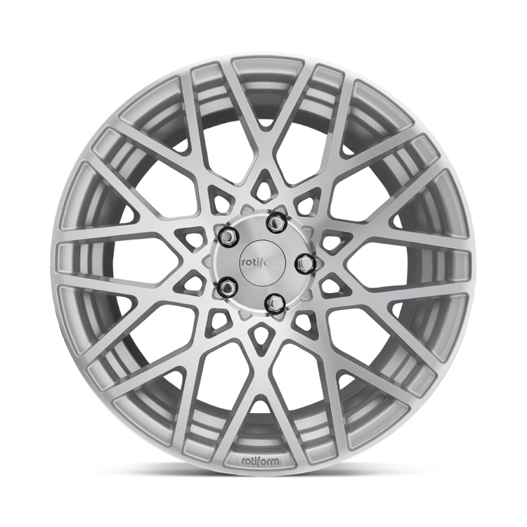 Alloy wheel R110 BLQ Gloss Silver Machined Rotiform