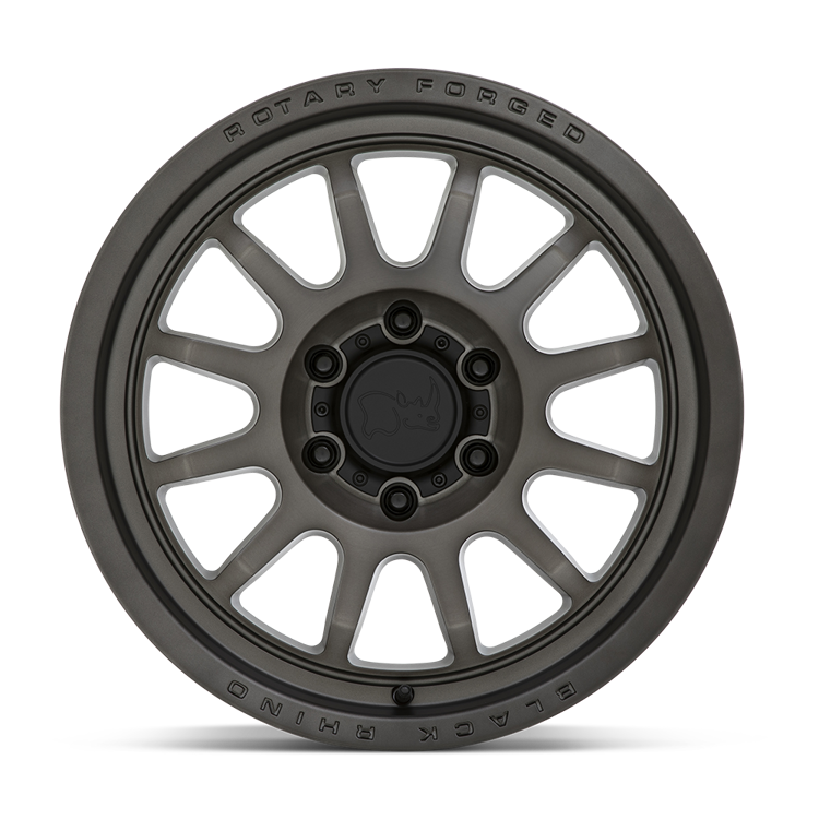 Alloy wheel Matte Brushed Gunmetal Rapid Black Rhino