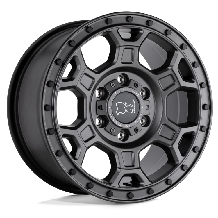 Alloy wheel Matte Gunmetal W/ Black Bolts Midhill Black Rhino