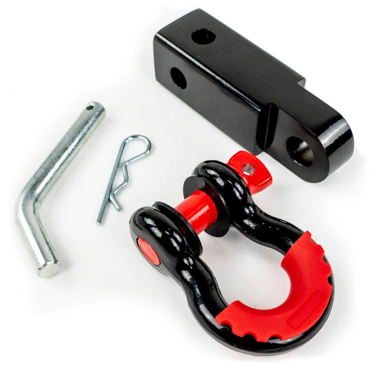Receiver mounted D-ring shackle steel OFD
