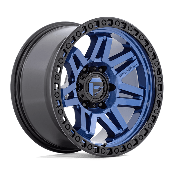 Cerchi in lega D813 Syndicate blu scuro con anello nero Fuel