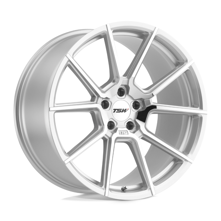Alloy wheel Chrono Silver W/ Mirror CUT Face TSW