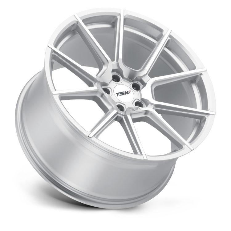 Alloy wheel Chrono Silver W/ Mirror CUT Face TSW