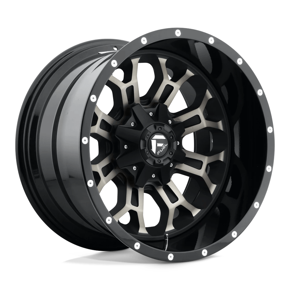 Alloy wheel D561 Crush Gloss Machined Double Dark Tint Fuel