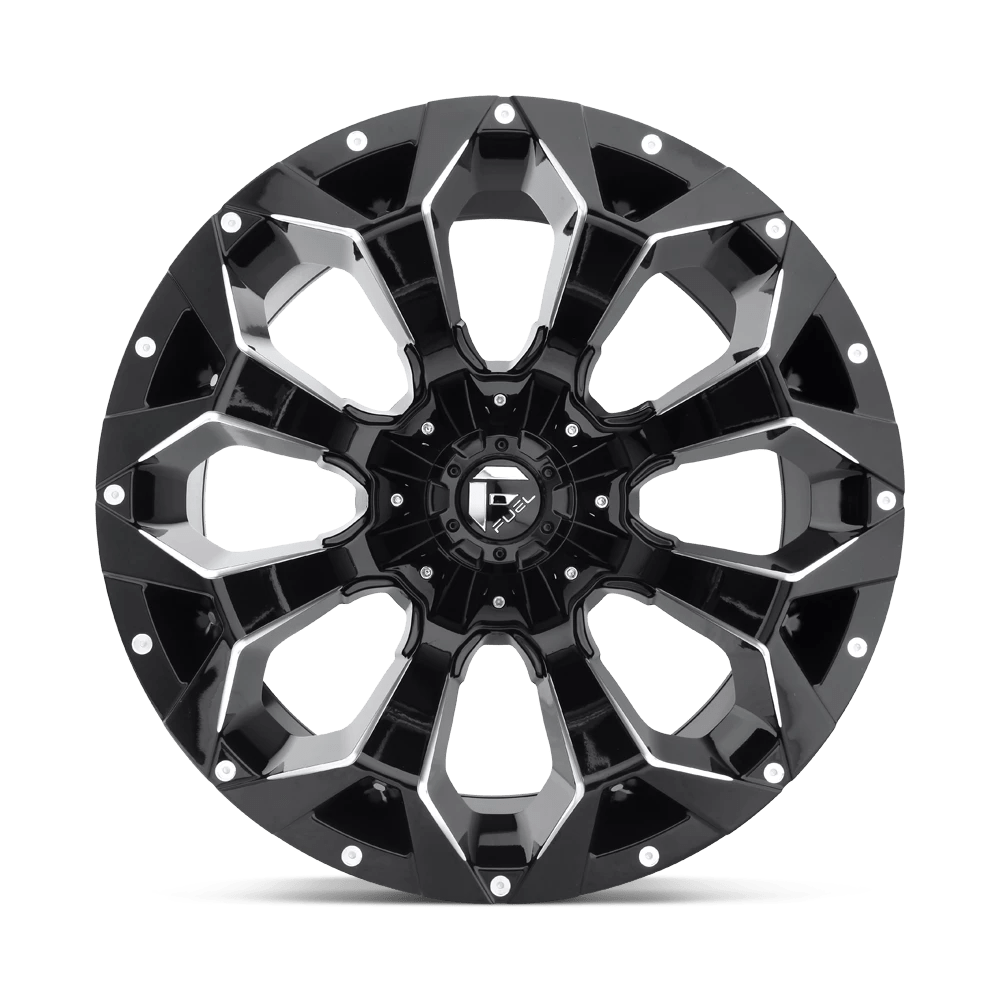 Alloy wheel D576 Assault Gloss Black Milled Fuel