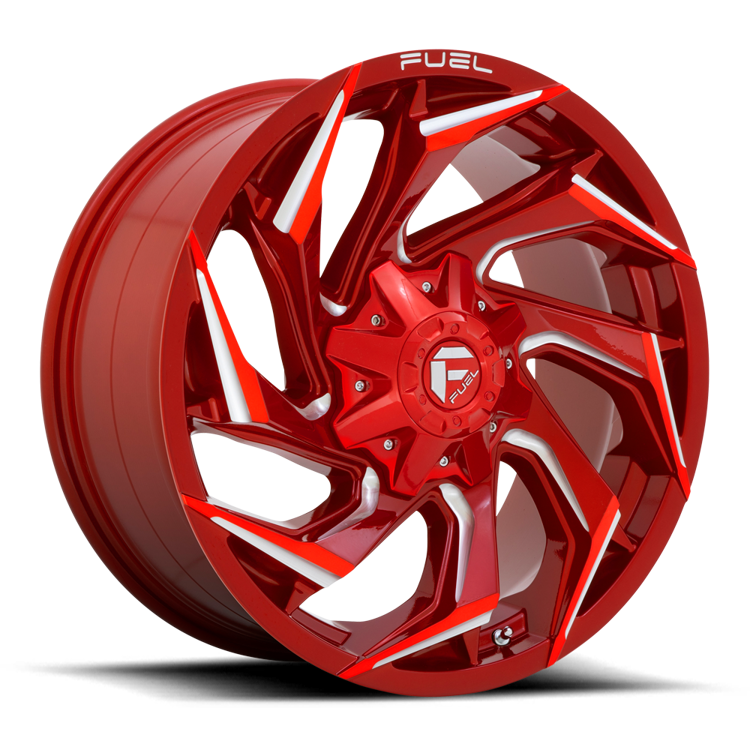 Alloy wheel D754 Reaction Candy RED Milled Fuel