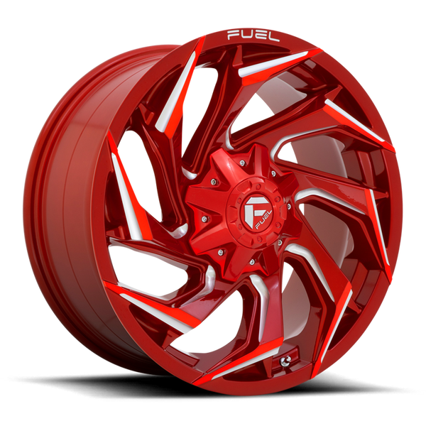 Alloy wheel D754 Reaction Candy RED Milled Fuel