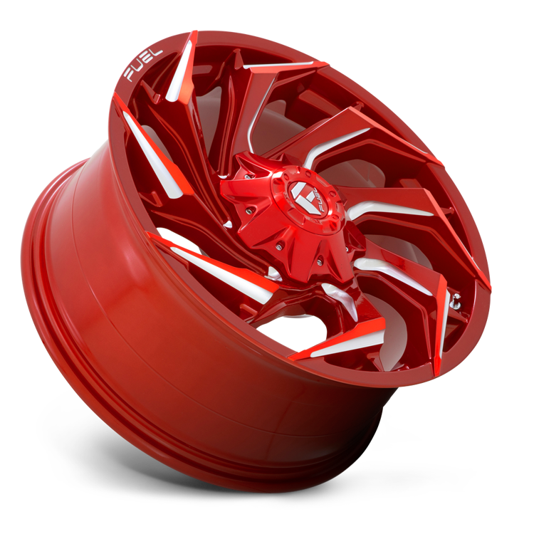 Alloy wheel D754 Reaction Candy RED Milled Fuel