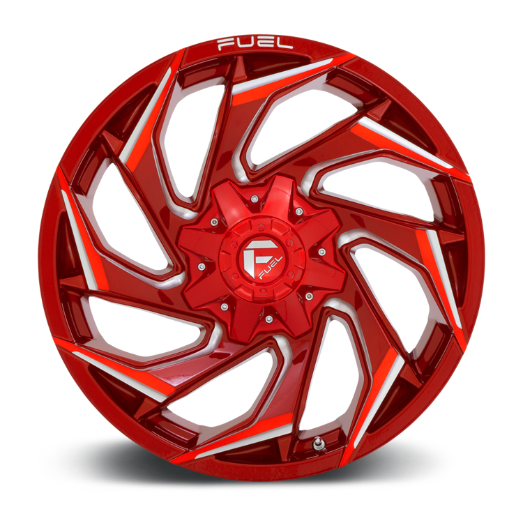 Alloy wheel D754 Reaction Candy RED Milled Fuel