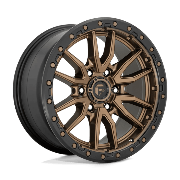 Alloy wheel D681 Rebel Matte Bronze Black Bead Ring Fuel