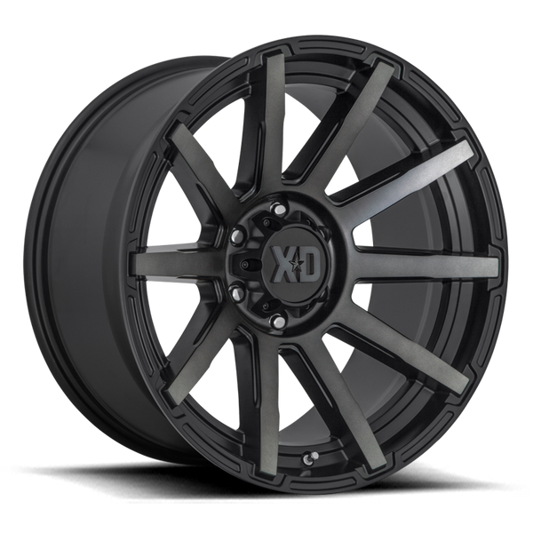 Alloy wheel XD847 Outbreak Satin Black W/ Gray Tint XD Series