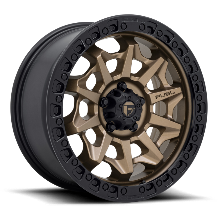 Alloy wheel D696 Covert Matte Bronze Black Bead Ring Fuel