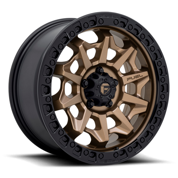 Alloy wheel D696 Covert Matte Bronze Black Bead Ring Fuel