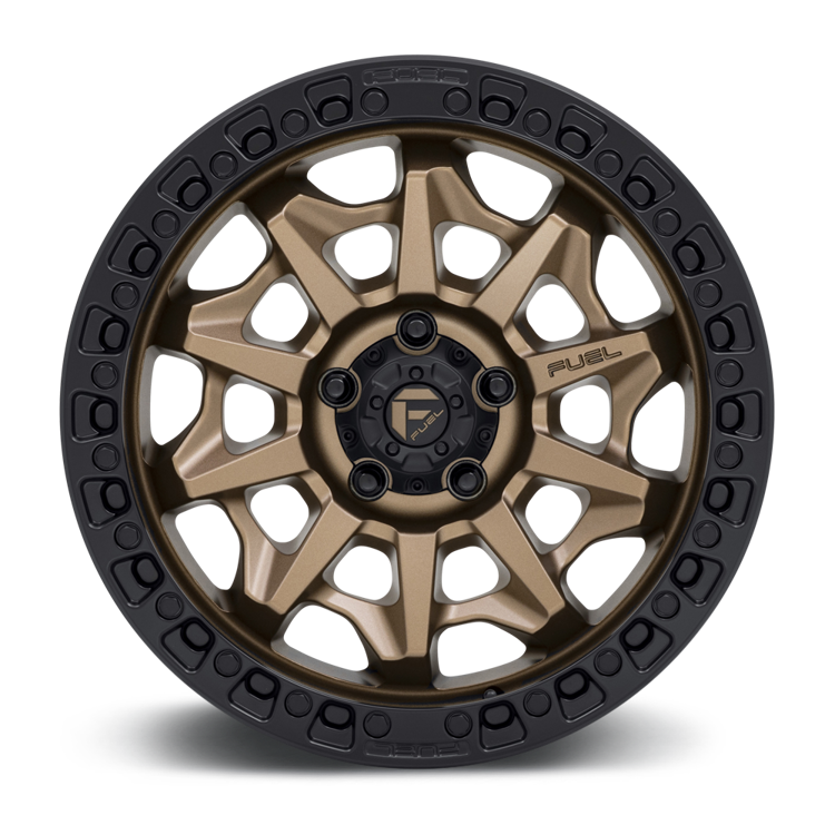 Alloy wheel D696 Covert Matte Bronze Black Bead Ring Fuel