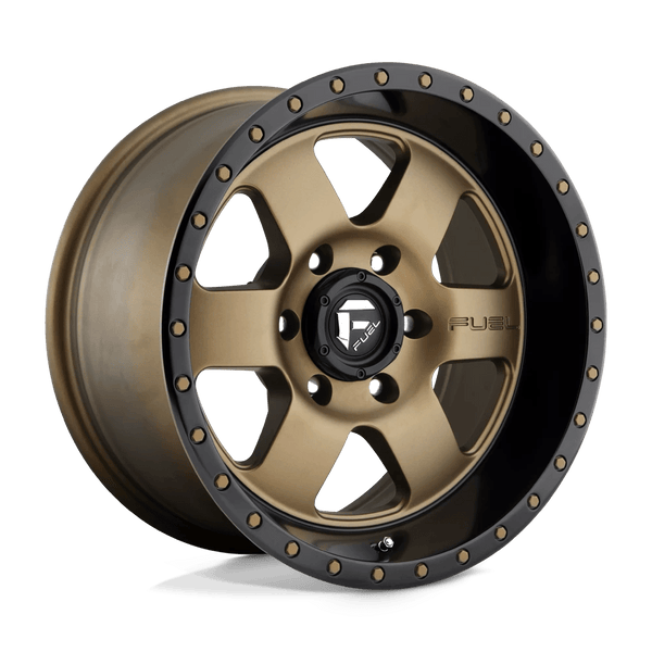 Alloy wheel D617 Podium Matte Bronze Black Bead Ring Fuel