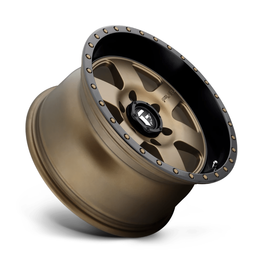 Alloy wheel D617 Podium Matte Bronze Black Bead Ring Fuel