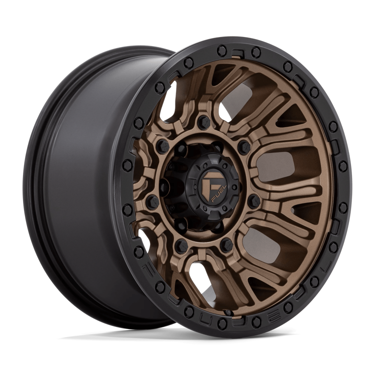 Alloy wheel D826 Traction Matte Bronze W/ Black Ring Fuel