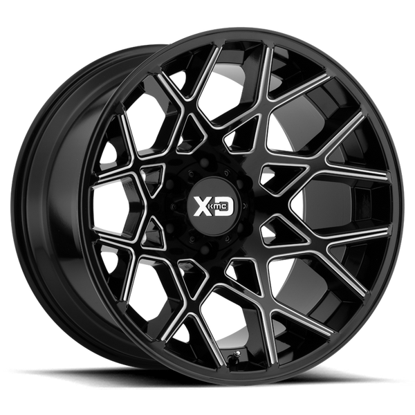 Alloy wheel XD831 Chopstix Gloss Black Milled XD Series