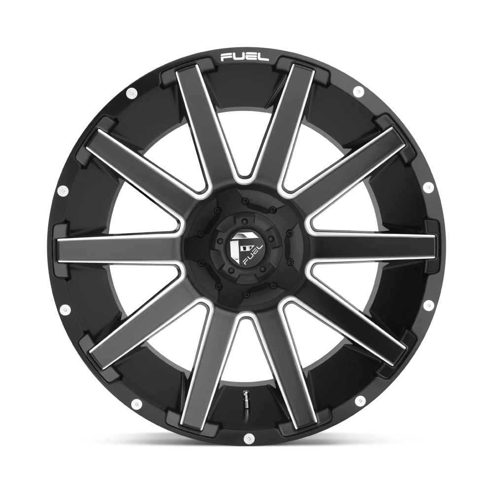 Alloy wheel D616 Contra Matte Black Milled Fuel