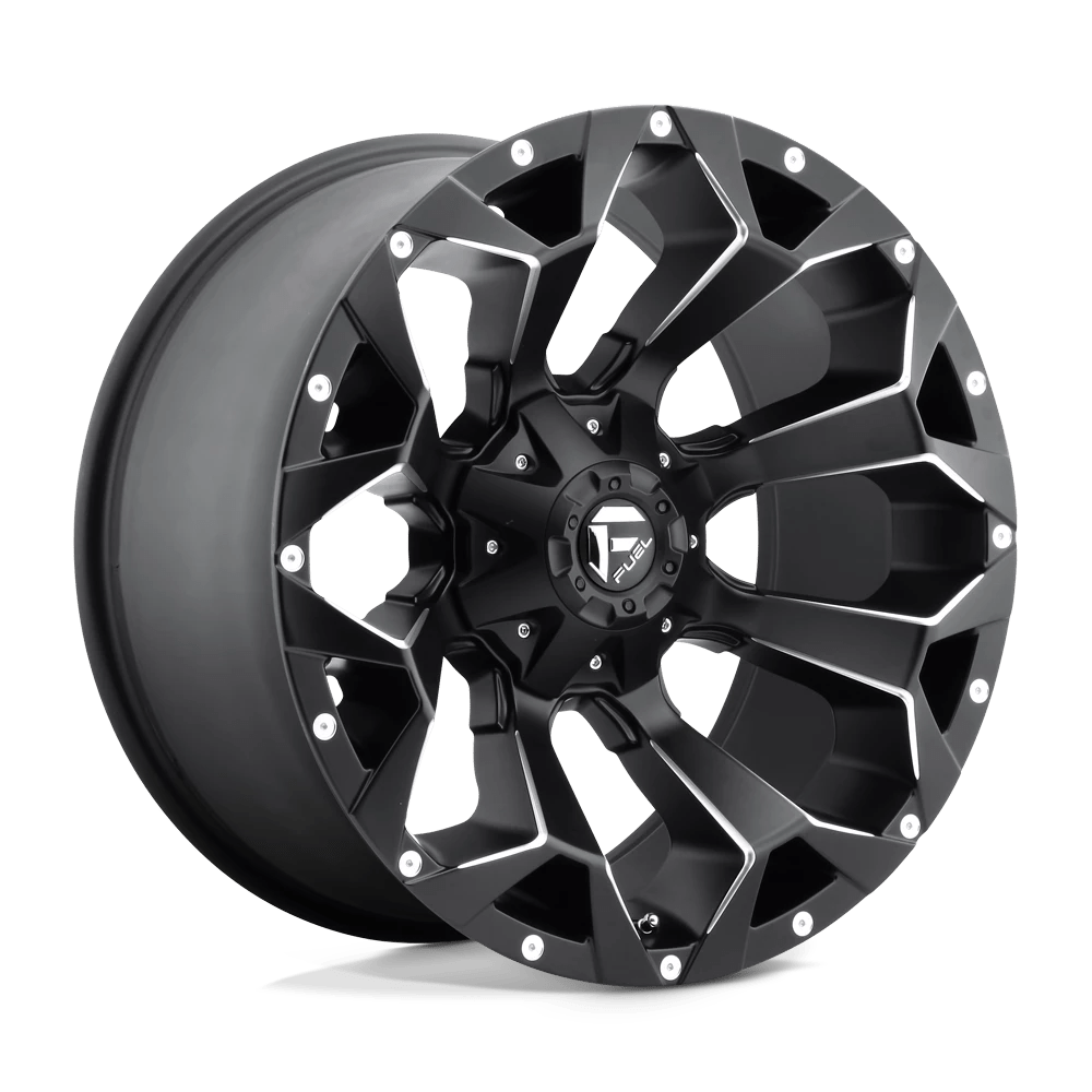 Alloy wheel D546 Assault Matte Black Milled Fuel