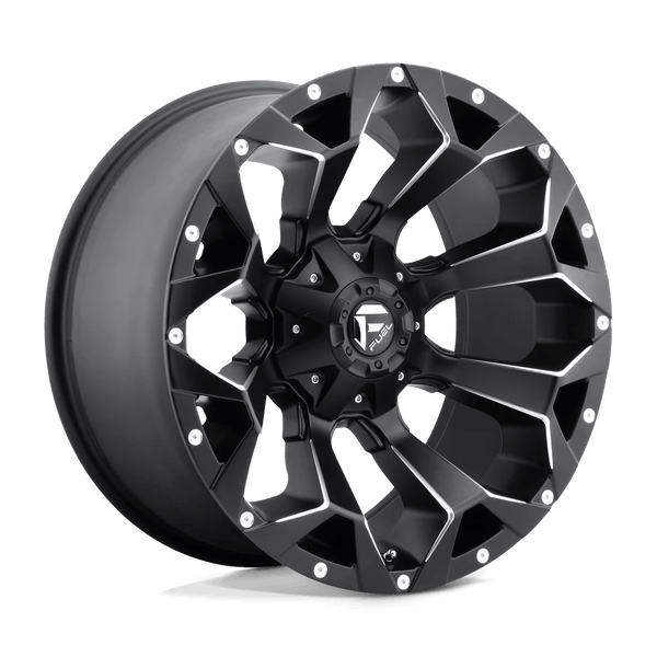 Alloy wheel D546 Assault Matte Black Milled Fuel