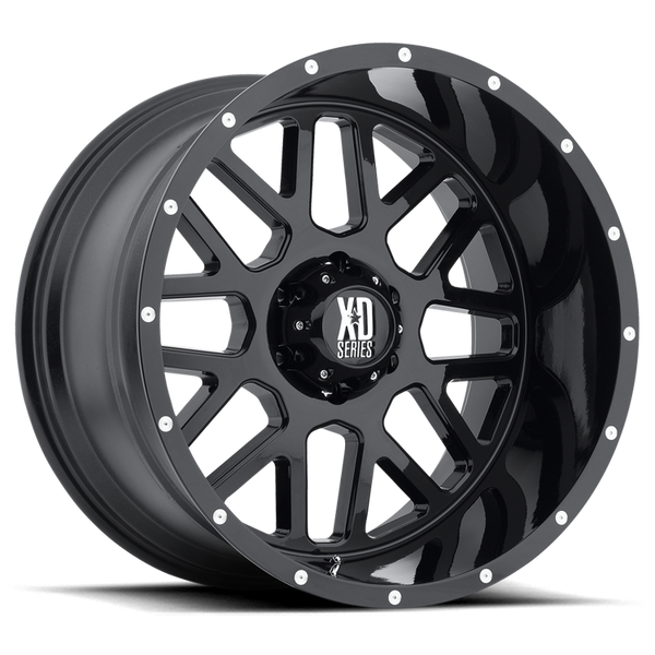 Alloy wheel XD820 Grenade Satin Black XD Series