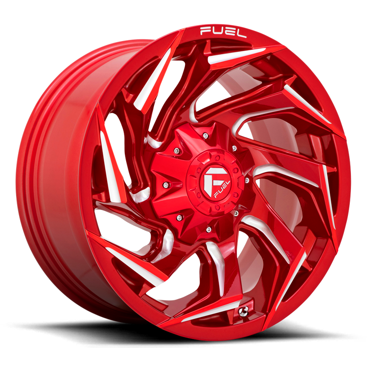 Alloy wheel D754 Reaction Candy RED Milled Fuel