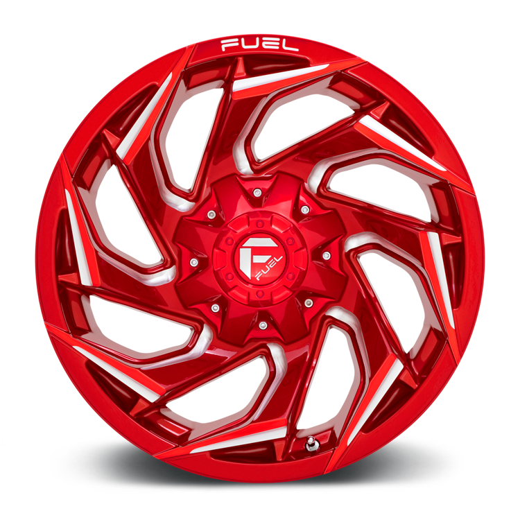 Alloy wheel D754 Reaction Candy RED Milled Fuel