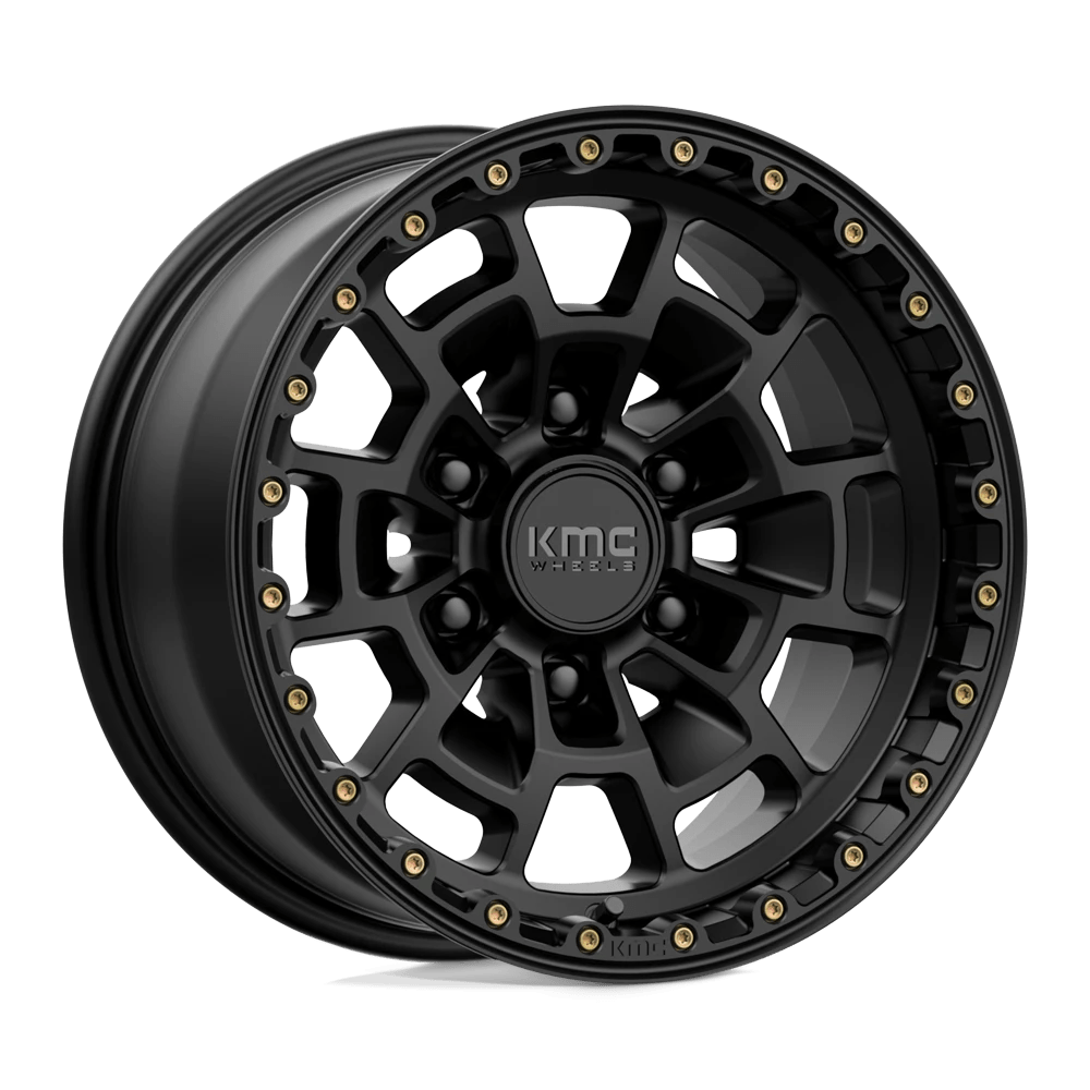 Alloy wheel KM718 Summit Satin Black KMC