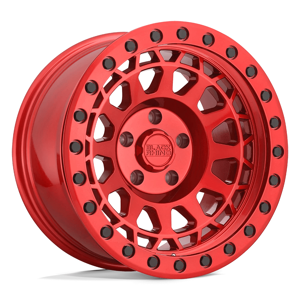 Alloy wheel Candy RED W/ Black Bolts Primm Black Rhino