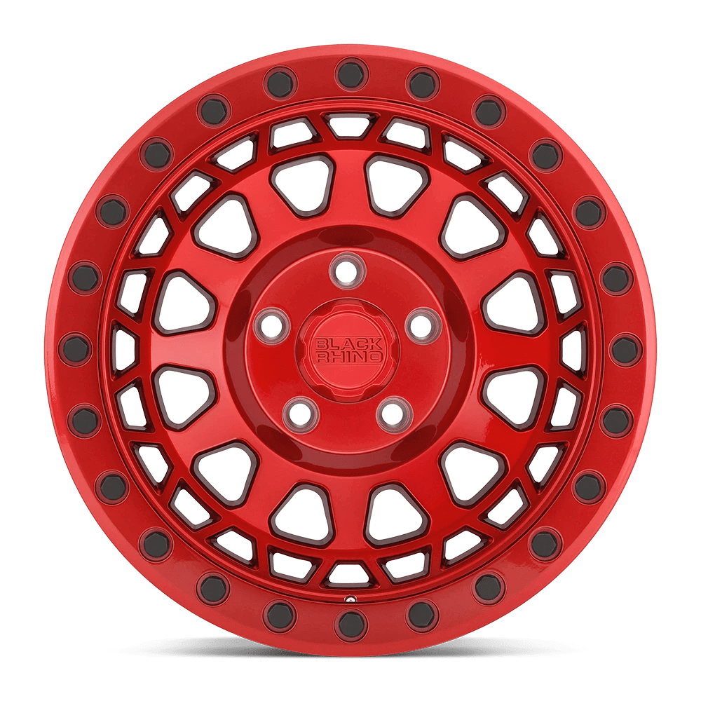 Alloy wheel Candy RED W/ Black Bolts Primm Black Rhino