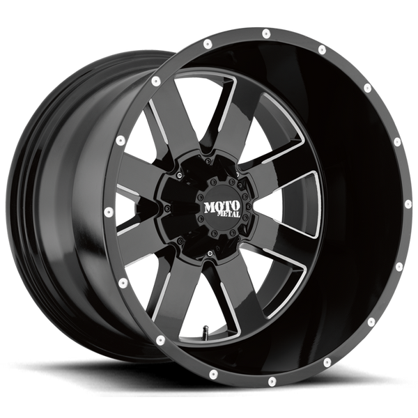Alloy wheel MO962 Gloss Black Milled Moto Metal
