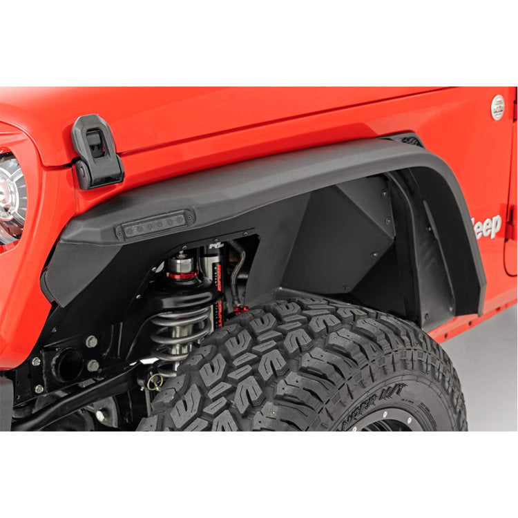 Front and rear flat fender flares Rough Country