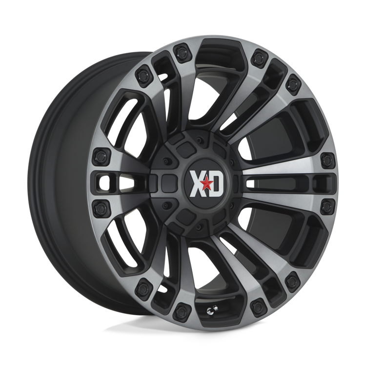 Alloy wheel XD851 Monster 3 Satin Black W/ Gray Tint XD Series